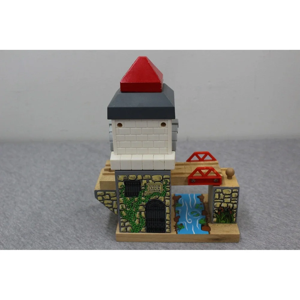 Thomas & Friends Sodor Clock Tower Kids OS Multicolor Wooden‎ Railway Vintage